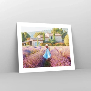 Poster - La ragazza nella lavanda - 50x40 cm