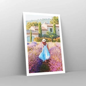 Poster - La ragazza nella lavanda - 61x91 cm