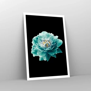 Poster - Petali blu e oro - 70x100 cm