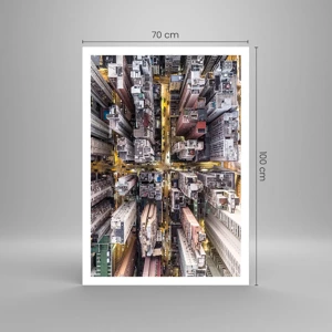 Poster - Saluti da Hong Kong - 70x100 cm