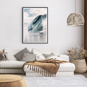 Poster in cornice nera - Cima d'acqua - 70x100 cm