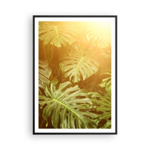 Poster in cornice nera - Entrando nel verde... - 70x100 cm