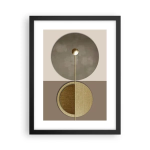 Poster in cornice nera - Equilibrio perfetto - 30x40 cm