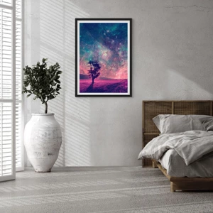 Poster in cornice nera - Sotto un cielo magico - 61x91 cm