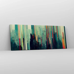 Quadro su tela - Stampe su Tela - Città futuristica - 100x40 cm