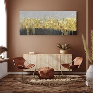 Quadro su tela - Stampe su Tela - Nel profondo e verso l'alto - 100x40 cm