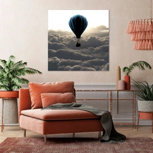 Quadro su tela - Stampe su Tela - Viaggiatore sopra le nuvole - 70x70 cm