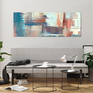 Quadro su vetro - Arrivando alla luce - 140x50 cm