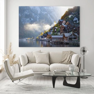 Quadro su vetro - Atmosfera alpina - 120x80 cm