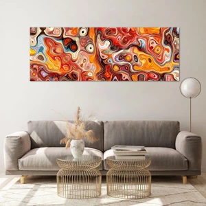 Quadro su vetro - Come se le noci si sciogliessero nel miele - 140x50 cm