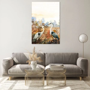 Quadro su vetro - Dove in autunno? - 80x120 cm