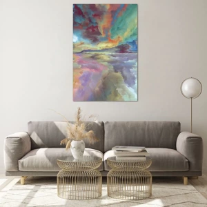 Quadro su vetro - Due cieli - 80x120 cm