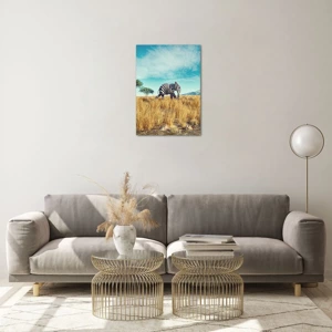 Quadro su vetro - Il grigio non è più di moda - 50x70 cm