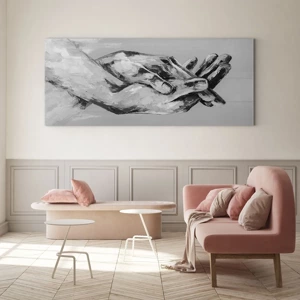 Quadro su vetro - Inizio... - 160x50 cm