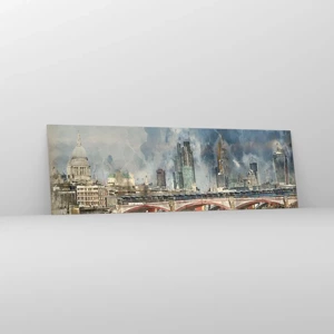 Quadro su vetro - Londra in tutta la sua bellezza - 160x50 cm