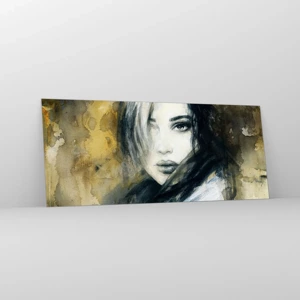 Quadro su vetro - Più innocente o sensuale? - 120x50 cm